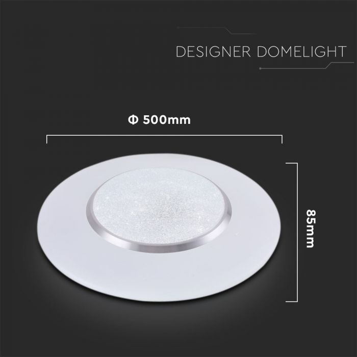 Plafoniera LED 3 in 1 cu telecomanda ,V-TAC ,Dimabila Rotunda [3]