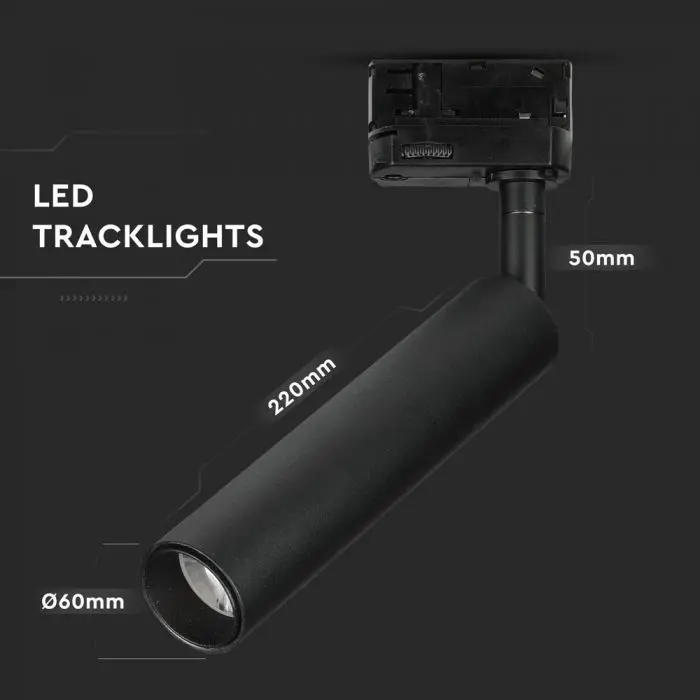 Proiector de sina LED V-TAC, Cip Samsung, 5 ani Garantie, CRI>90, Negru [7]