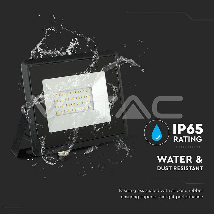 Proiector LED SMD E-Series corp negru 20W IP65 [2]