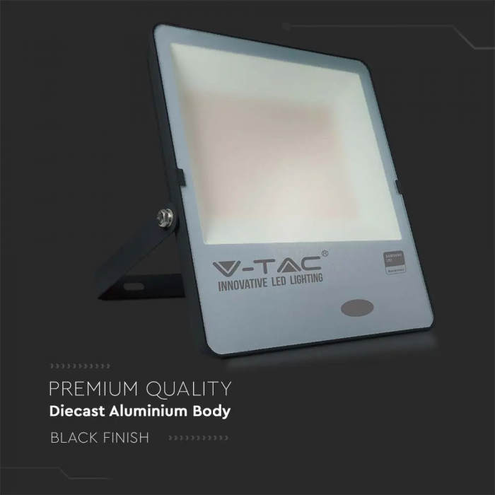 Proiector LED V-TAC, Cip SAMSUNG, 100lm/W, Senzor de Lumina Integrat, 5 ani Garantie [10]