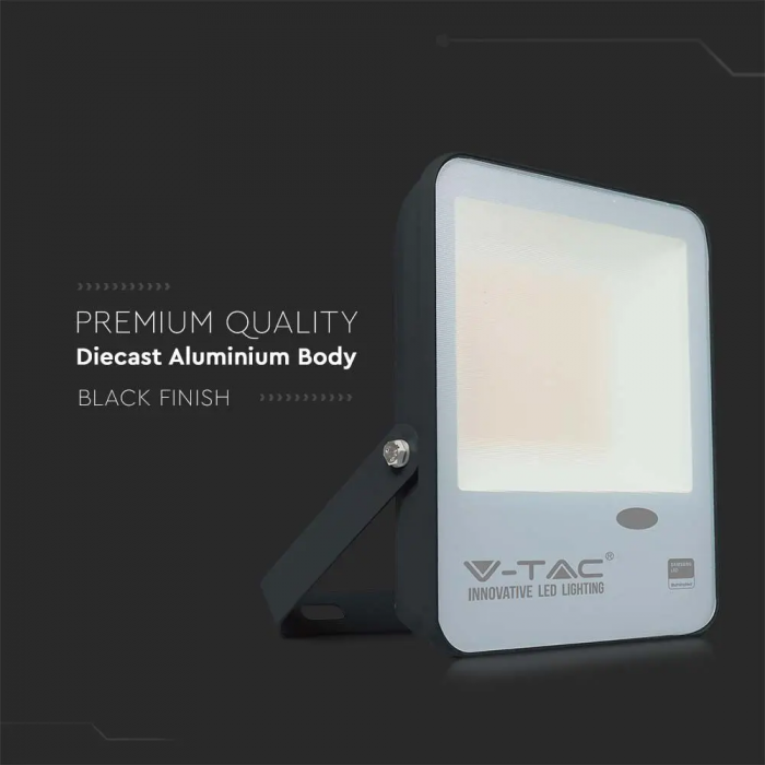Proiector LED V-TAC, Cip SAMSUNG, 100lm/W, Senzor de Lumina Integrat, 5 ani Garantie [10]