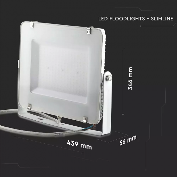 Proiector LED V-TAC Slim, 200W, Cip SAMSUNG, 80lm/w, 16000lm [5]