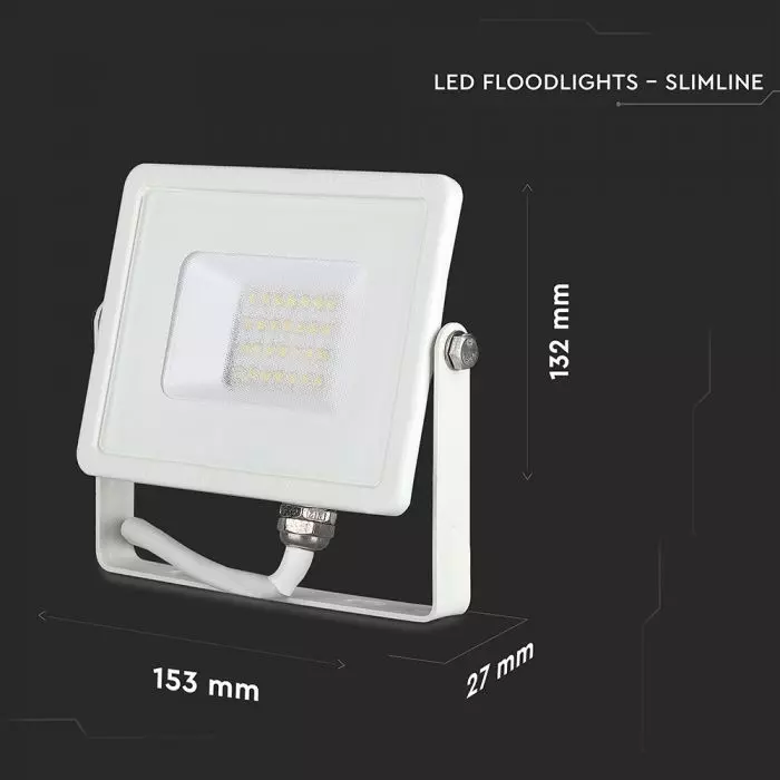 Proiector LED V-TAC Slim, 20W, Cip SAMSUNG, 80lm/w, 1600lm [5]