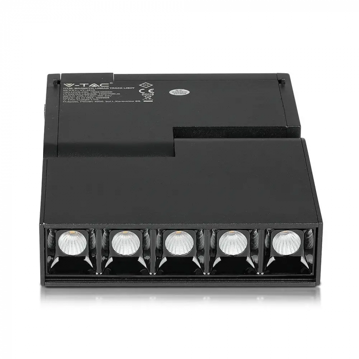 Proiector Magnetic LED V-TAC, 5*2W, IP20, 24V, Negru, 4000K [5]