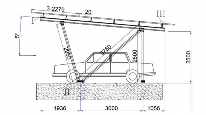 Sistem Solar Carport, Invertor 8kW, Stocare 20kW, Doua Masini [2]
