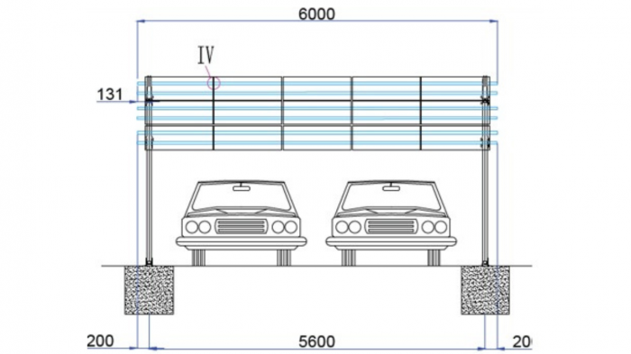 Sistem Solar Carport, Invertor 8kW, Stocare 20kW, Doua Masini [3]