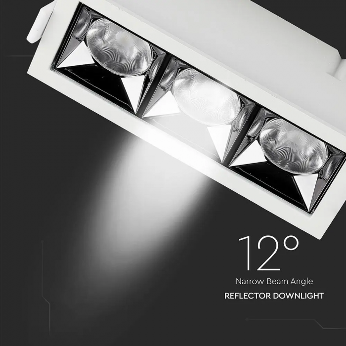 Spot LED V-TAC, 12W, Cip Samsung, Unghi 12° / 38°, 5 ani garantie [6]