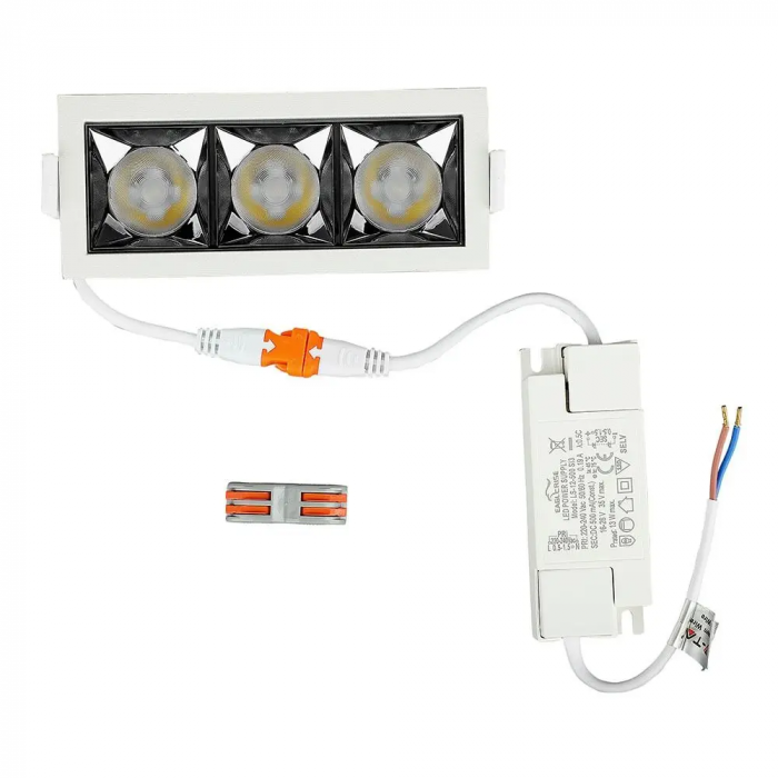 Spot LED V-TAC, 12W, Cip Samsung, Unghi 12° / 38°, 5 ani garantie [3]