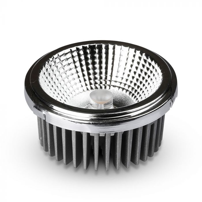 Spot LED V-TAC AR111, 20W, Reflector Schimbabil, 40`D/20`D, Argintiu, 4000K [3]
