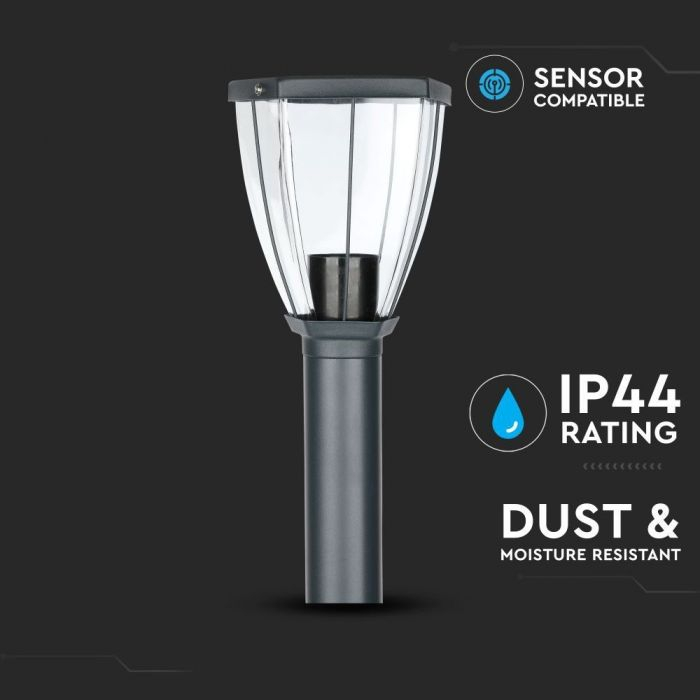 Stalp de gradina LED V-TAC, Soclu E27 [5]