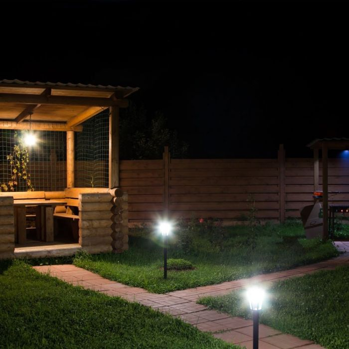 Stalp de gradina LED V-TAC, Soclu E27 [3]