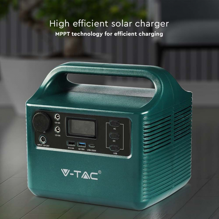 Statie de stocare portabila V-TAC, 300W, Port USB, USB-C, QUICK CHARGE [13]