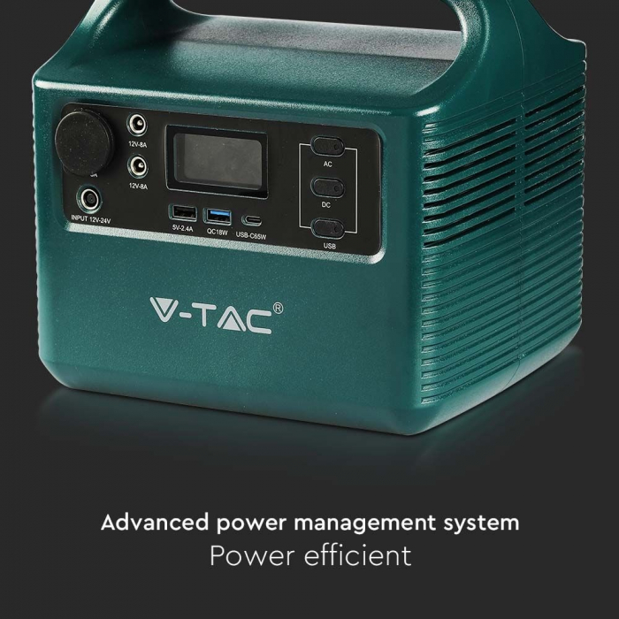 Statie de stocare portabila V-TAC, 300W, Port USB, USB-C, QUICK CHARGE [15]