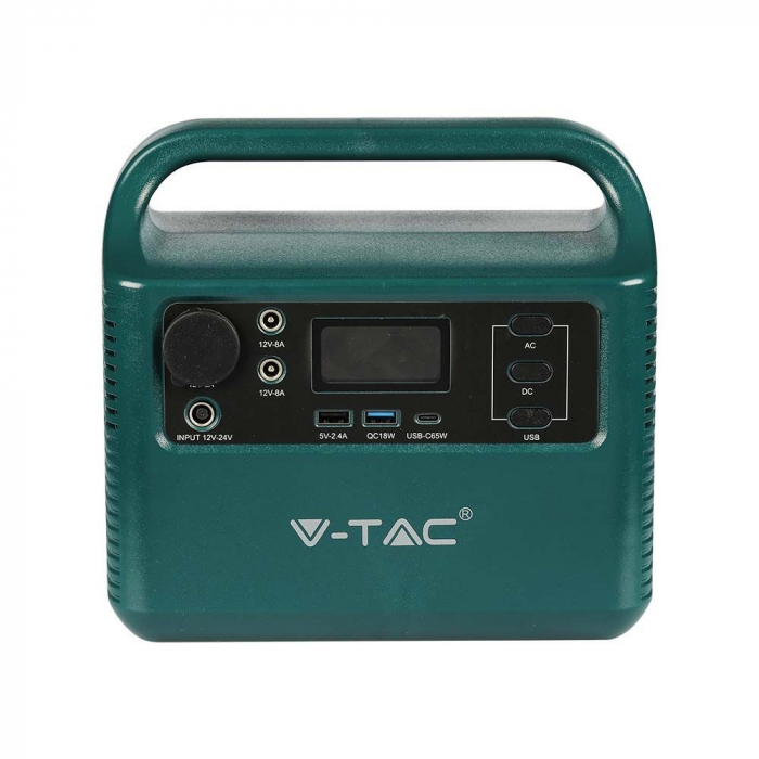Statie de stocare portabila V-TAC, 300W, Port USB, USB-C, QUICK CHARGE [2]
