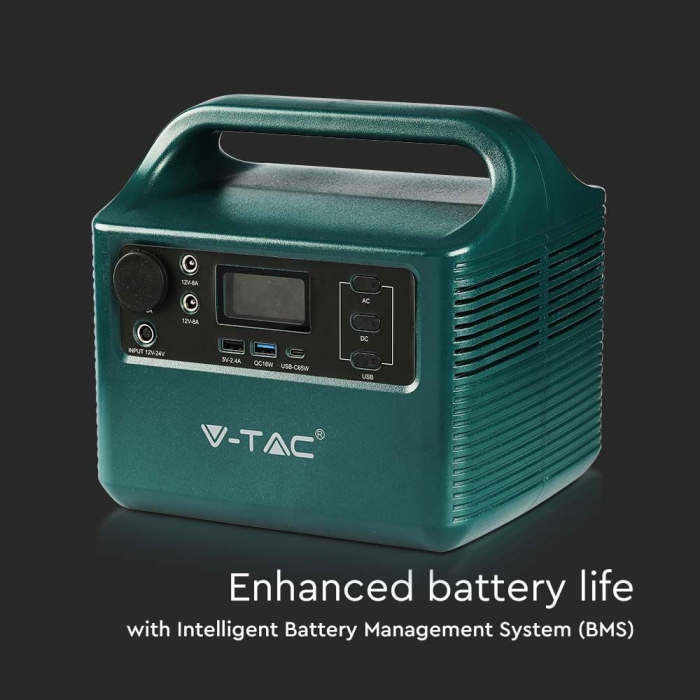 Statie de stocare portabila V-TAC, 300W, Port USB, USB-C, QUICK CHARGE [14]