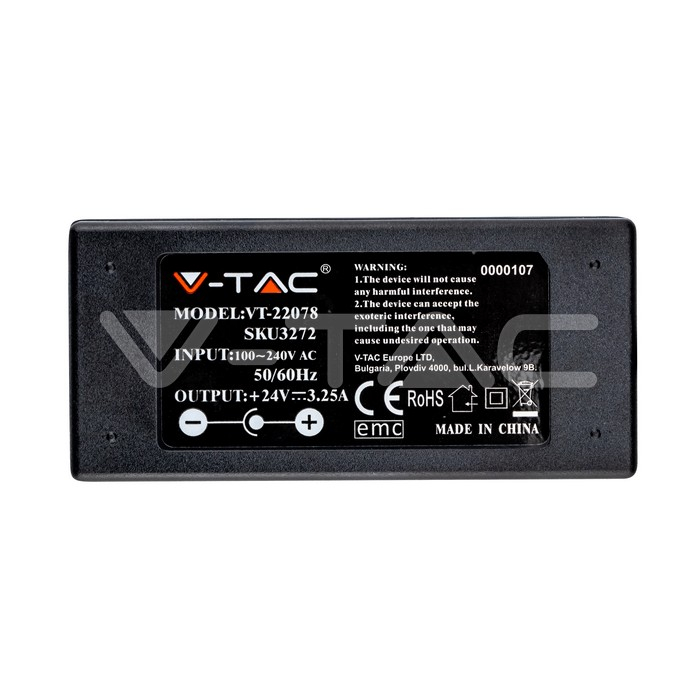 Sursă alimentare LED 78W 24V 3.5A IP44 plastic [3]