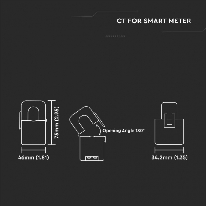Transformator de curent pentru Smart Meter V-TAC [6]
