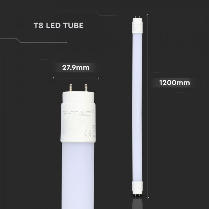 Tub Led T8 V-TAC, 18W, 120 cm ,Nano plastic [3]