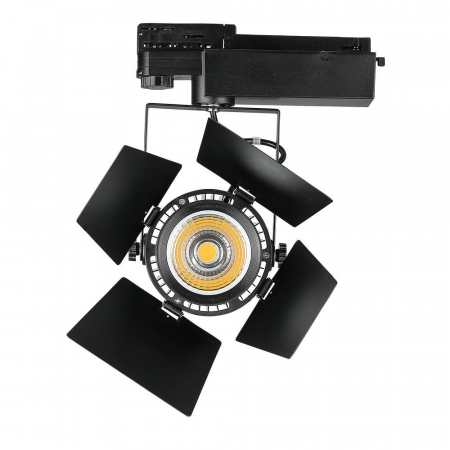 Sine si Proiectoare LED - Proiector de sina LED V-TAC, 33W, 2800lm, Cip Samsung, 5 ani garantie, CRI>90, Negru
