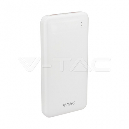 Acumulatori externi - 10000mAh ower bank Cu incărcare rapidă Alb