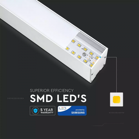 Lampa LED Liniara V-TAC, 40W, Cip Samsung, Montaj Suspendat, 5 Ani Garantie [4]