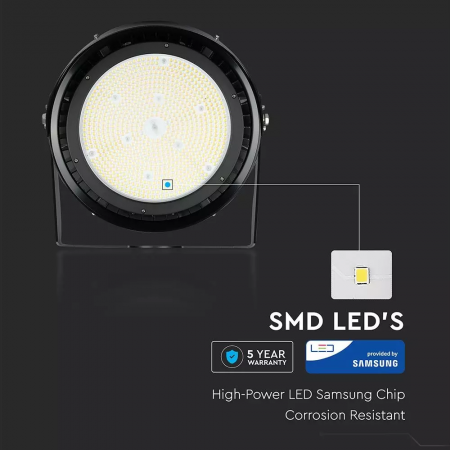 Proiector LED pentru teren de Sport, 500W, V-TAC, Dimabil, 5000K, 45° [5]