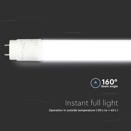 Tub LED G13-T8 V-TAC, 24W, 110lm/W, Nano-Plastic, 150cm, 5 ani Garantie [3]