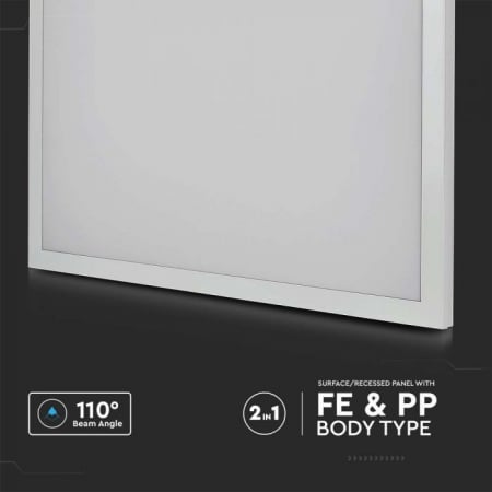 36W LED Panel 600x600 mm 2 in 1 4000K [3]