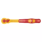 Scule si unelte Profesionale - 8007 B VDE Zyklop – ratchet cu prindere de 3/8″, destinat utilizării cu unelte izolate, 3/8″ x 222 mm - Wera