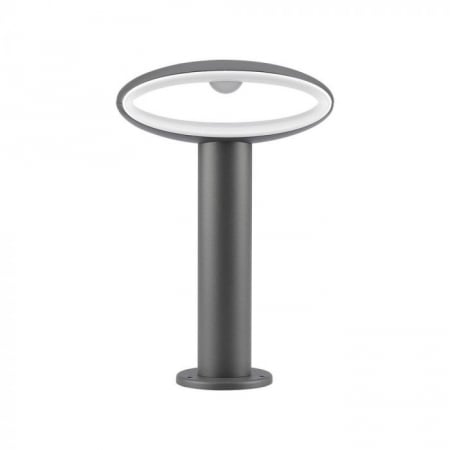 Iluminat Grădină - 9W LED Bollard Lamp Gri Închis Aluminiu 30cm 3000K IP54