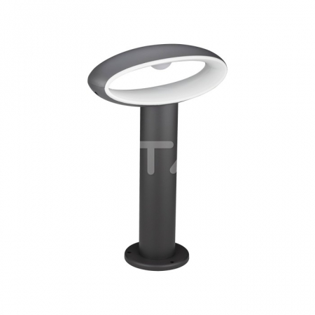 Iluminat Grădină - 9W LED bollard lamp gri inchis aluminiu 30cm 4000K IP54