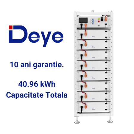 Baterii / Acumulatori panouri fotovoltaice - Acumulator High Voltage DEYE BOS-G 40.96kWh, 10 ani garantie