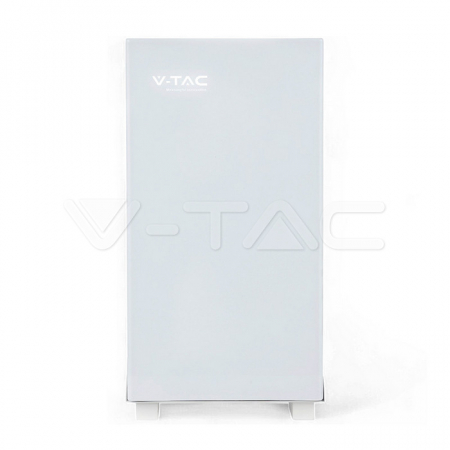 Baterii / Acumulatori panouri fotovoltaice - Acumulator V-TAC 10.24kWh IP20 6000 Cicluri Corp Alb