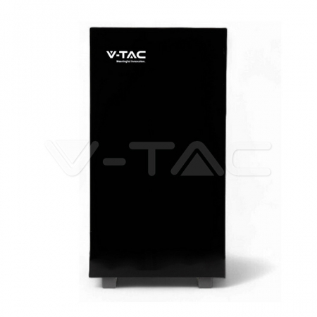 Baterii / Acumulatori panouri fotovoltaice - Acumulator V-TAC 14.33kWh IP20 6000 Cicluri Corp Negru