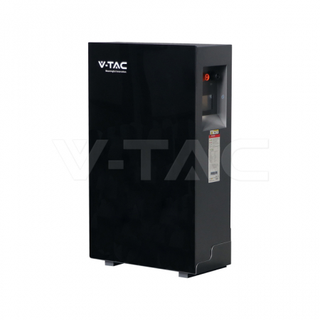 Acumulator V-TAC 16 kWh IP20 6000 Cicluri Corp NEGRU Din Sticla [1]