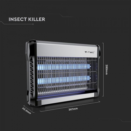 Aparat Electronic V-TAC Anti Insecte, 2*10W, Acoperire 80m2 [6]