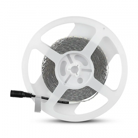 Banda LED V-TAC, 12V, 12w/m, 120 leduri/m, Cip Samsung, CRI>80, Rola 5m [3]