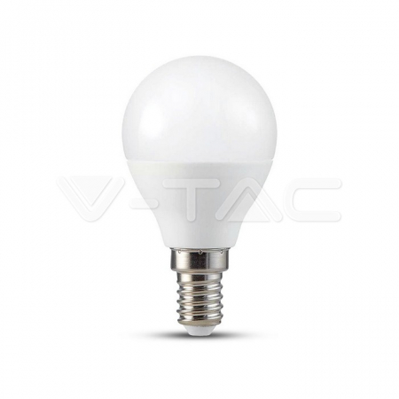 Casă Inteligentă - Bec LED 4.5W E14 P45 SMART RGB, Alb , Alb Cald