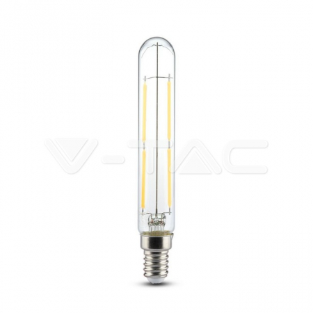 Becuri LED - Bec LED 4W E14 T20 Filament Sticlă Clară 3000K