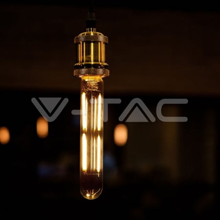 Bec LED 4W E14 T20 Filament Sticlă Clară 3000K [3]