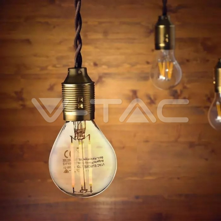 Bec LED 6W Filament E14 P45 Clear Cover 2700K [4]