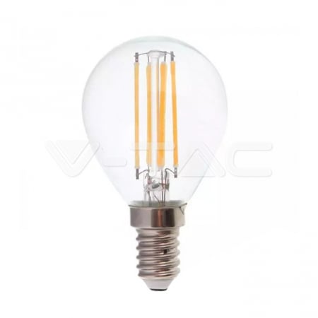 Becuri LED - Bec LED 6W Filament E14 P45 Clear Cover 2700K