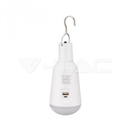 Becuri LED - Bec LED 7W Funție de Emergență & Panou Solar 3 in 1