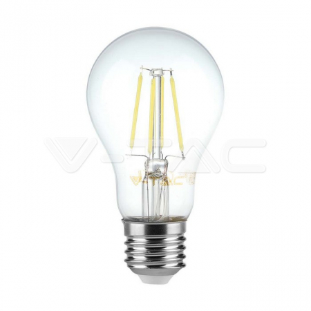 Becuri LED - Bec LED 8W filament E27 A60 dimabil clear cover 3000K