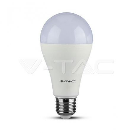 Becuri LED - Bec LED Cip SAMSUNG 15W E27 A65 Plastic Alb cald