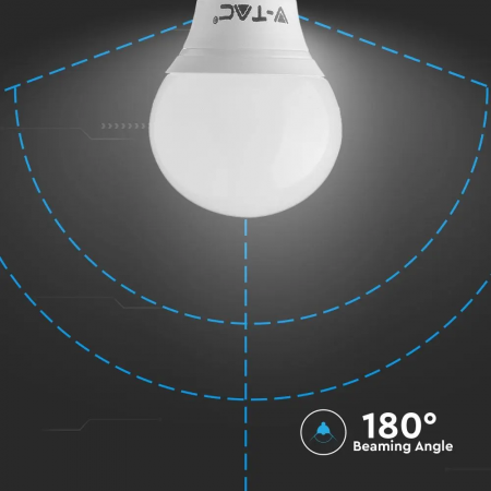 Bec LED V-TAC, 4.5W, 470lm, E14, P45, Cip Samsung [5]