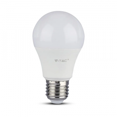 Bec LED V-TAC, 6.5W, 806lm, E27, A60, Cip Samsung, 5 ani garantie [0]