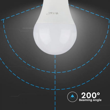 Bec LED V-TAC, 6.5W, 806lm, E27, A60, Cip Samsung, 5 ani garantie [3]