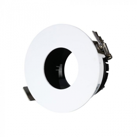 Carcase Spot - Carcasa Spot GU10, Alb + Negru, IP20, Rotund, Montaj Incastrat