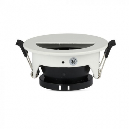 Carcasa Spot GU10, Alb + Negru, Rotund, IP20, Montaj Incastrat [4]